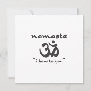 Convite Namaste - arco para você