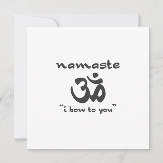 Convite Namaste - arco-te (Frente)