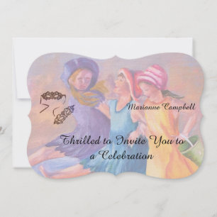 CONVITE NAMORADAS BEACH PERSONALIZÁVEIS