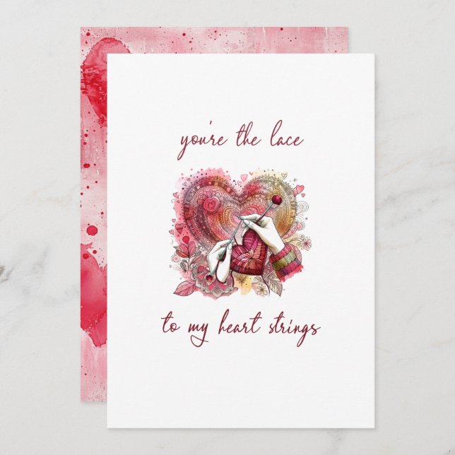 Convite Namorados Crafter Lovers (Frente/Verso)