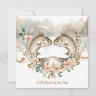 Convite Namorados da pesca Casamento Aquarela