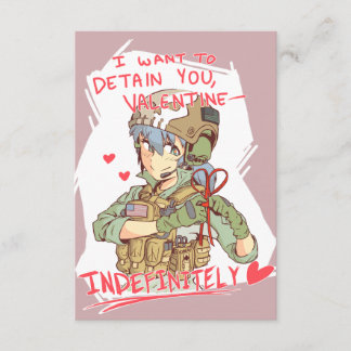 Convite Namorados de Operador Yandere 1