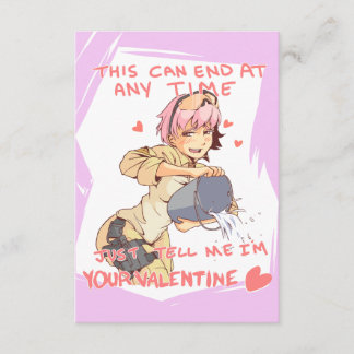 Convite Namorados de Operador Yandere 3