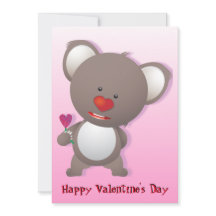 Namorados de Urso de Koala Cute Saudação