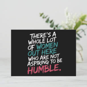 Convite Não Aspirando a ser feminista de Humble Kamala Har