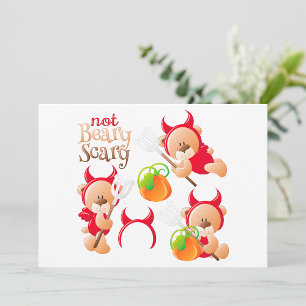 Convite Não Beary Scary Invtions