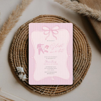 Convite Não dormimos nada aniversário de 1 ano da menina