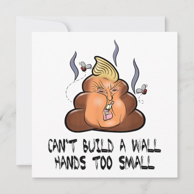 Convite Não é possível construir uma parede com mãos muito (Frente)