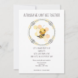 Convite Não é Possível Juntar Chá de fraldas por Email