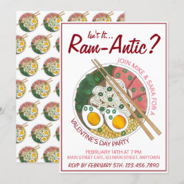 Convite Não é um Dia dos Namorados RAM-ântico (Romântico)