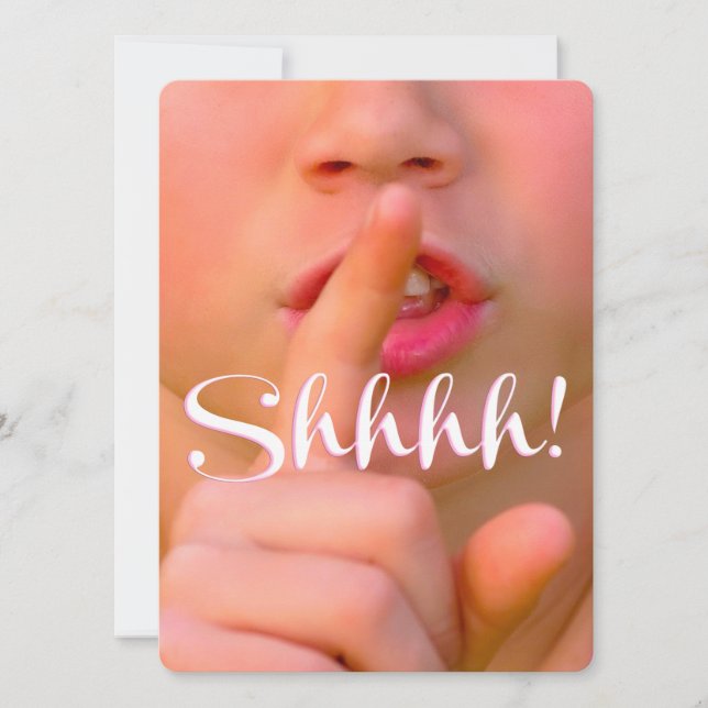 Convite Não! É uma festa da Surpresa Elegante Especial (Frente)