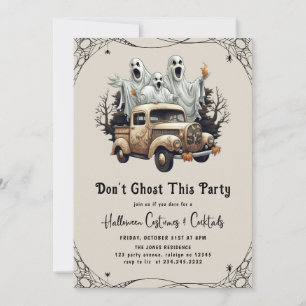 Convite Não Fantasma Este Partido Adulto Festa de Hallowee