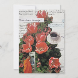 Convite Não Interrompa O Tempo De Café Da Manhã Do Dinheir