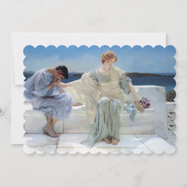 Convite Não Me Pergunte Mais, Alma Tadema, Casamento (Frente)