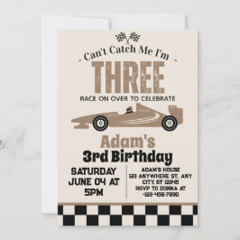 Convite Não posso me pegar na festa de aniversário de 3 an