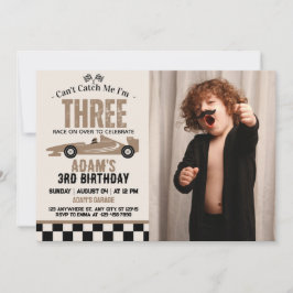 Convite Não posso me pegar na festa de aniversário de 3 an