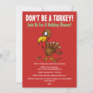 Convite Não seja um feriado engraçado na Turquia