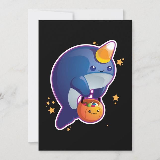 Convite Narwhal (Frente)