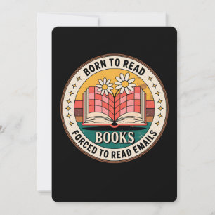 Convite Nascer A Ler Livros Forçados A Ler E-Mails