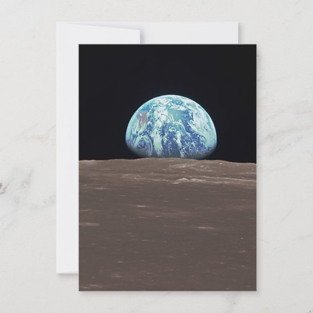 Convite Nascer da Terra na Lua (Frente)
