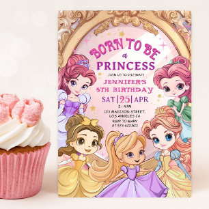 Convite "Nascer De Ser Uma Princesa" 5