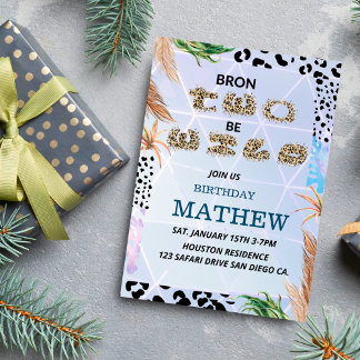 Convite Nascer Dois Ser Um Aniversário De Impressão De Leo