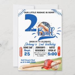 Convite Nascer Pessoal - Dois Aniversário da Bola