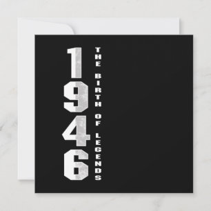 Convite Nascimento das lendas 1946 76. º presente de anive