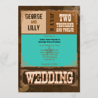 Convite Nashville convida:  Turquesa