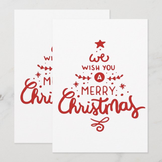 Convite Natal  (Frente/Verso)