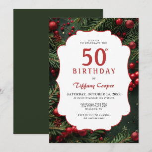 Convite Natal 50º Aniversário