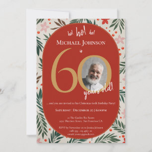 Convite Natal 60º Aniversário