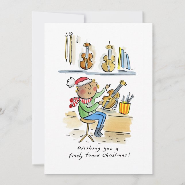 Convite Natal Ajustado com Precisão (Frente)