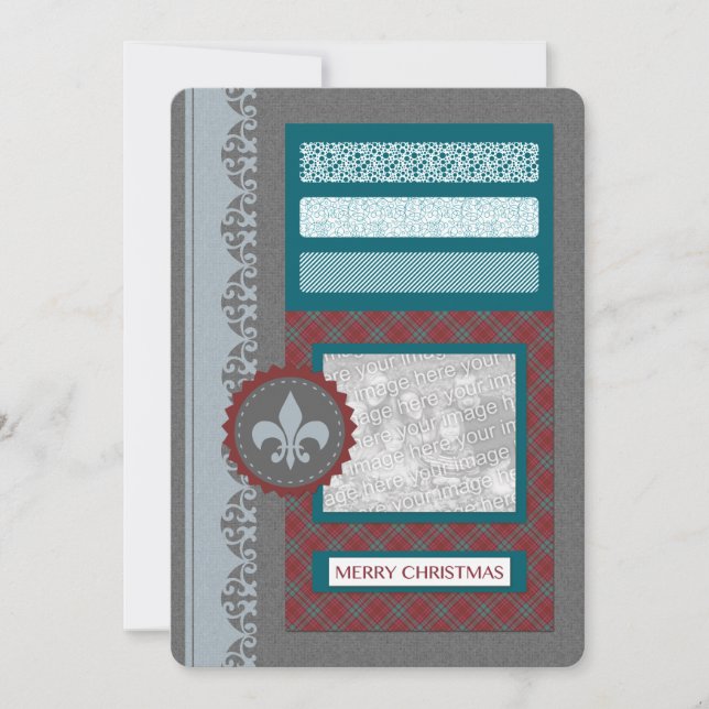 Convite natal alegre (silhuscreen) (Frente)