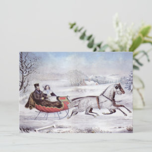 Convite Natal Antigo, O Caminho do Inverno, Cavalo de Tren