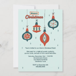 Convite Natal atômico do século médio