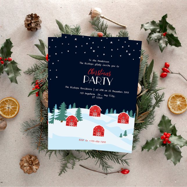 Convite Natal Branco Russo (Criador carregado)