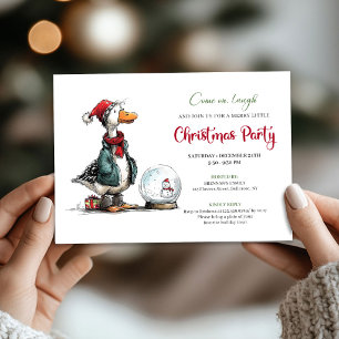 Convite Natal Caprichoso Ganso Tolo Festa Divertida