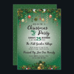 Convite Natal clássico de Natal moderno<br><div class="desc">Natal Elegante De Natal Moderno Clássico Este Cartão De Convite de festas De Natal Moderno Clássico É Perfeito Para Um Evento De Férias Minimalista. O Fundo Verde Com Design De Decoração De Natal Apresenta Uma Tipografia Exclusiva De Letras Industriais Com Um Estilo De Boho Moderno. Personalizável Em Qualquer Cor, Esperamos...</div>