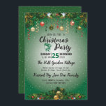 Convite Natal clássico de Natal moderno<br><div class="desc">Natal Elegante De Natal Moderno Clássico Este Cartão De Convite de festas De Natal Moderno Clássico É Perfeito Para Um Evento De Férias Minimalista. O Fundo Verde Com Design De Decoração De Natal Apresenta Uma Tipografia Exclusiva De Letras Industriais Com Um Estilo De Boho Moderno. Personalizável Em Qualquer Cor, Esperamos...</div>