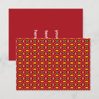 Natal Clássico Vermelho e Verde Geométrico Sem Cos