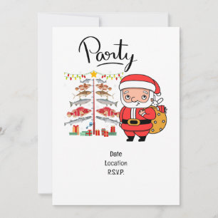 Convite Natal com o Papai Noel