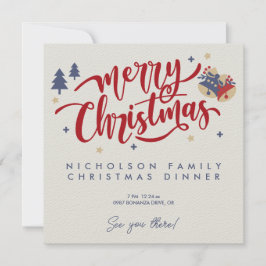 Convite Natal da família personalizada com foto