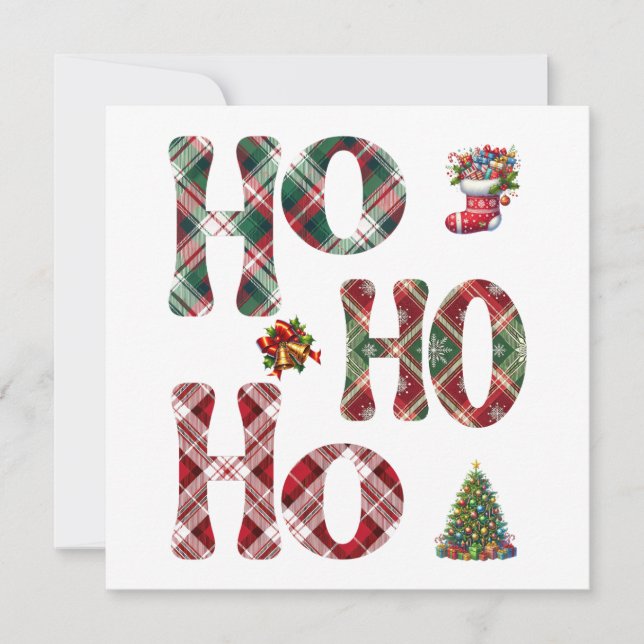 Convite Natal da Xadrez Ho Ho (Frente)