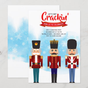 Convite Natal de Férias Nutcracker