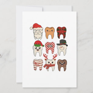 Convite Natal Divertido Dentista Odontologia Feriado