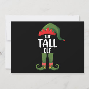 Convite Natal em Família com Elfo Alto Correspondente