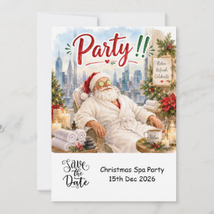 Convite Natal em Julho com PAPAI NOEL Salve a data