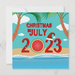 Convite Natal em julho de 2023 Watermelon Beach