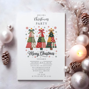 Convite Natal em Patchwork